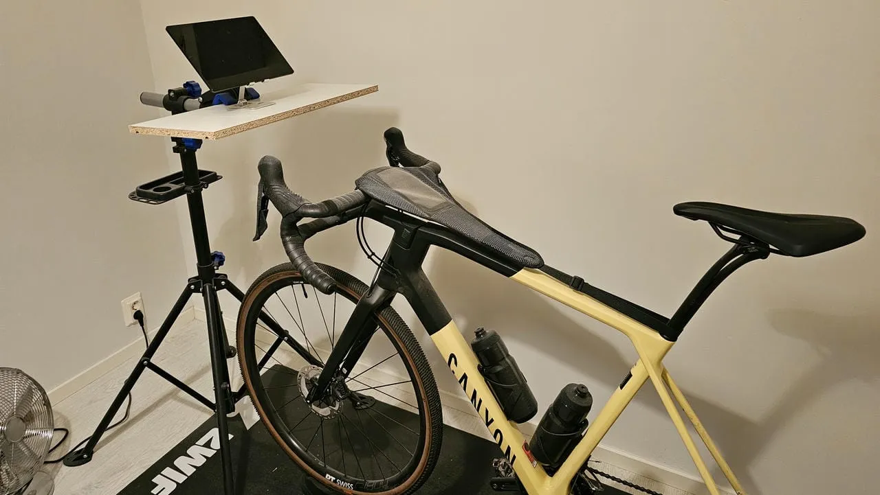 The Ingenious, Infamous, shelf-on-a-bike-stand